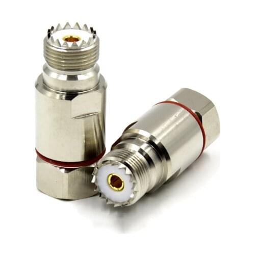 5pcs Connector UHF Female SO239 for 1/2" 50-12 Corrugated copper adapters