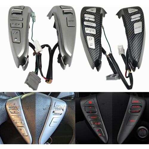 Car Accessories Steering Wheel Cruise Control Switch Button For Nissan Sentra Sunny Livina Almera Cube Versa Note 25550-3DA6A