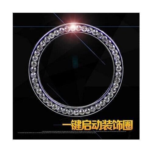 Car-styling Start Stop Button Ignition Key Ring For Porsche 911 918 Cayenne Macan Panamera Cayman Carrera Boxster