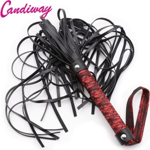 CandiWay BDSM Whips tassel tails Bondage Boutique Slap 'n' Tickle Sex Toys For Couple Adult Game Sexy Whip Flirt Erotic Toys