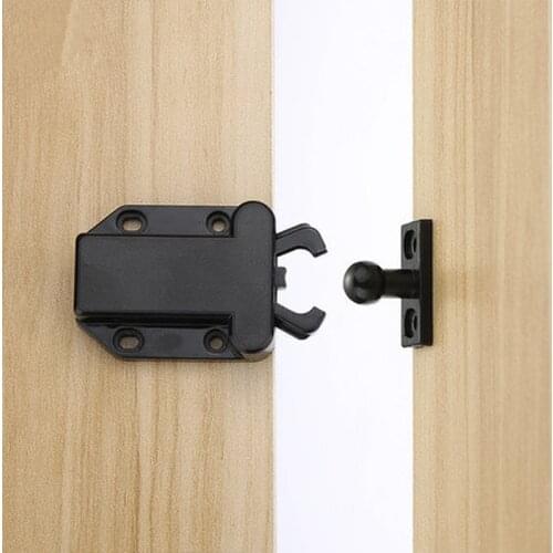 Double ball roller catches door stopper cupboard cabinet pulley groove Spring touch latch Furniture Hardware
