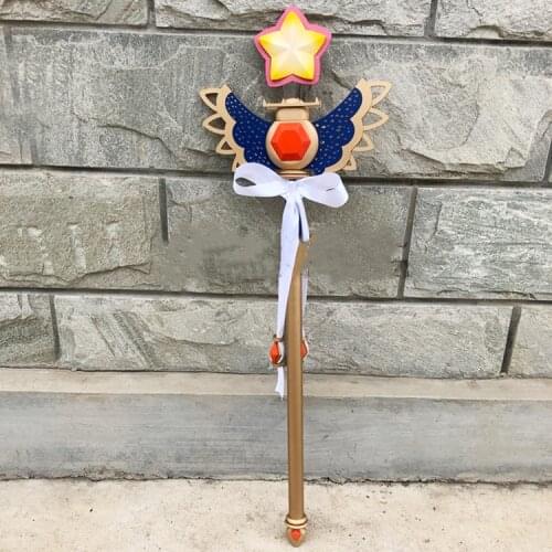 Game Princess Connect! Re:Dive Hatsune Magic Wand PVC Staves Cosplay Replica Prop for Masquerade Halloween Party Accessories