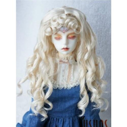 JD276 21-23CM SD BJD synthetic mohair wigs 1/3 Princess Long Curly doll hair