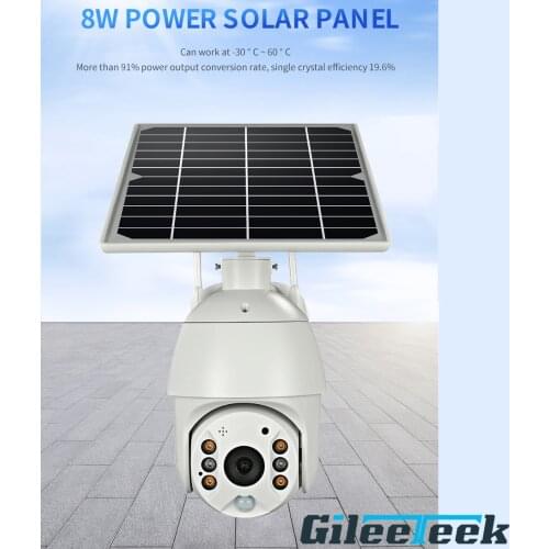 4G SIM Card 1080P HD Solar Camera Support Wifi/4G Outdoor Monitoring Cctv Camera Smart Home used solar energy camera PTZ control