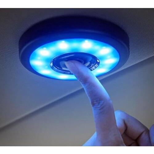 Car Interior Roof Dome Lamp Reading Light Auto License Plate Trunk Led Car Door Touch Night Lamp Portable Wireless Ceiliing Bulb