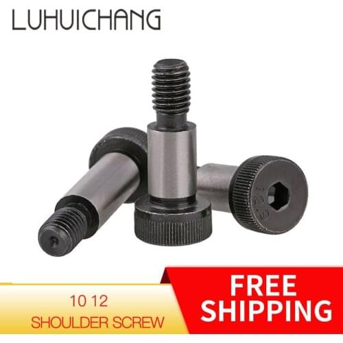 Luchang M8 M10 5pcs High-Precision Roller Bearings Hexagon Socket Head Shoulder Screw Plug Screw Shaft Shoulder Limit Bolt