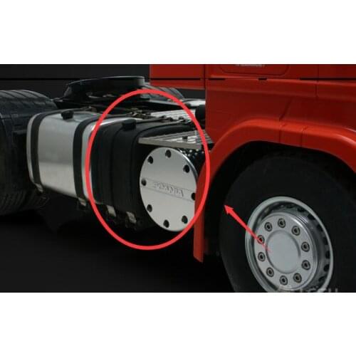 Metal Exhaust tuned pipe for 1/14 SCALE Tamiya tractor 8x8 6x6 4x4 truck mud 4X4 56327 56323 SCA R470 R620