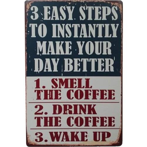 Nobrand chapa de Metal con para pared de tienda, para el hogar, letrero, Letra de advertencia Vintage, cartel de letrero