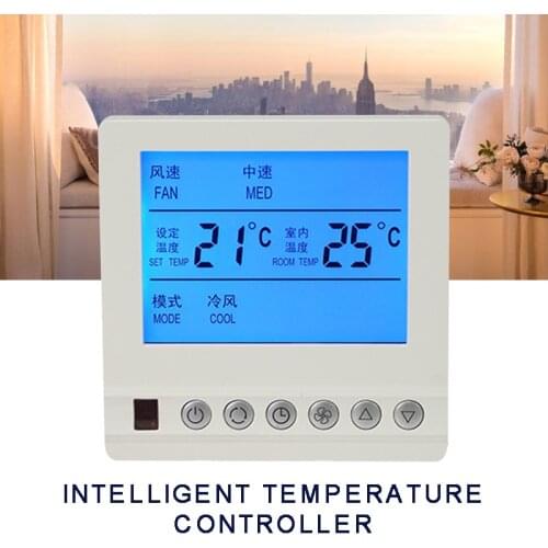 New Arrival LCD Screen Display Intelligent Temperature Controller Durable Programmable Heating Thermostat For Home Hotel Office