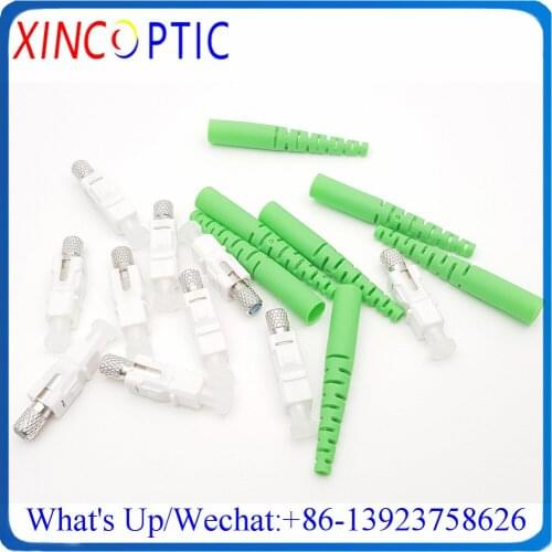SCAPCUPC/SM/SX/2.0mm/3.0mm/Blue Green,SC/APC SC/PC SingleMode Simplex Ceramic Ferrule 2.0mm 3.0mm Single Fiber Optic Connector