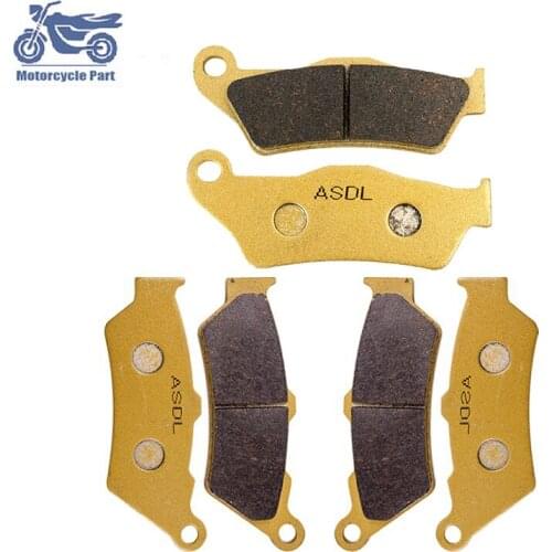 Motorcycle Front & Rear Brake Pads For 950 R Superenduro 2006-2008 990 Adventure 2006-2008 990 Adventure R 2009 2010 2011 2012