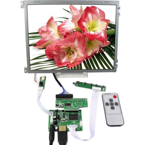 HD MI LCD Controller Board With 10.4inch 640x480 AA104VH01 LCD Screen