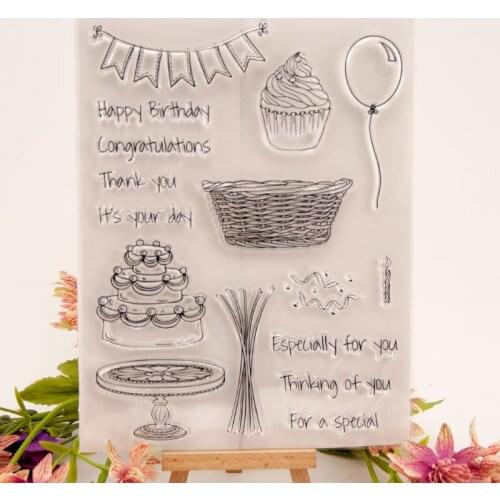 Clear Silicone Stamp / Seal for DIY Scrapbooking / Album Decorative Clear Stamp Sheets T1582
