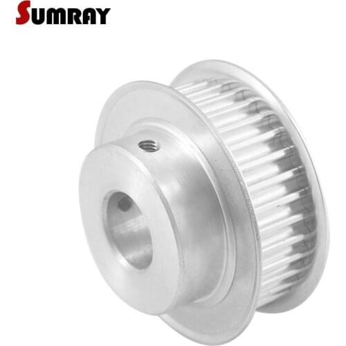 SUMRAY Timing Pulley 5M 38T 8/10/12/15/19/20mm Bore Gear Belt Pulley 16/21mm Width Synchronous Pulley Wheel for Laser Machine