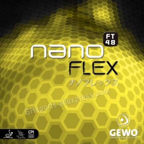 GEWO Nano FLEX FT48 Table Tennis Rubber (Made in Germany) Pips-In Original GEWO NanoFlex FT 48 Ping Pong Rubber