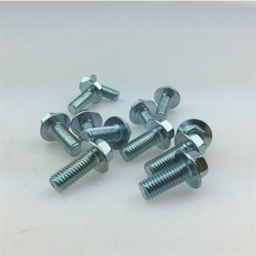 STARPAD Motorcycle accessories outside the hexagonal galvanized screw bolts with gasket m5m6m8m10m10pcs