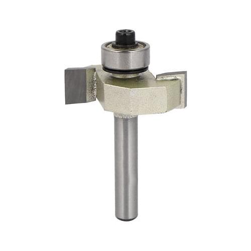 1/4" Shank Dia 3/8" Cutting Depth Groove Forming 2-Flute T-Slot Router Bit