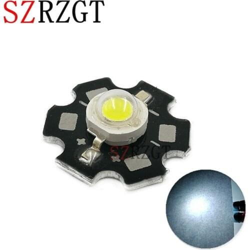3W with PCB White High Power LED Chip Light 10pcs/lot