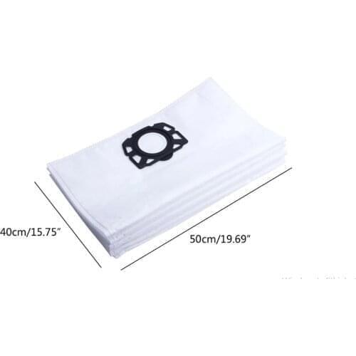 5 adet/takım elektrikli süpürge toz torbaları için tek kullanımlık Karcher MV4 MV5 MV6 WD4 WD5 WD6 yedek aksesuarlar