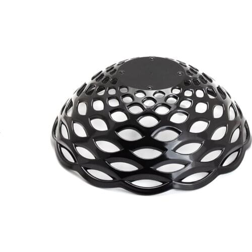 EWs Acrylic Pit Matt Black Fruit Bowl
