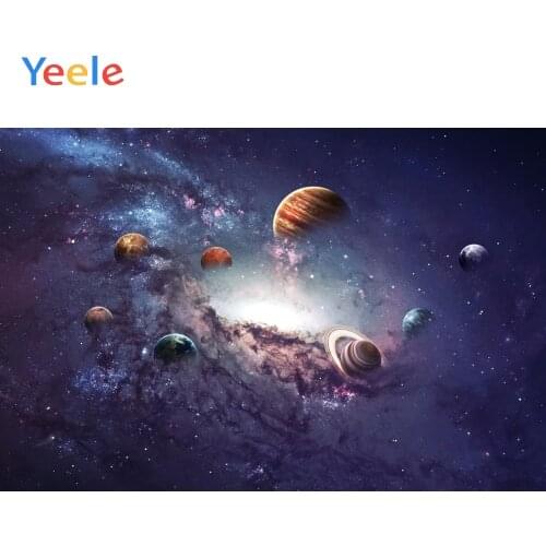 Yeele Space Solar System Universe Planet Children Birthday Party Photograph Backdrop Boy Photocall Background For Photo Studio