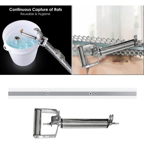 Humane Mouse Traps Rolling Stick Rat Catcher Mice Trap Free Ramp Multi Catch Auto Resetting Indoor Sanitary Safe