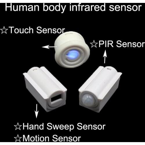 DIY Sensor Kit Lighting Accessories Switch Motion-sensor 12V IR PIR Module Touch Ajust for Night Lights Home and Kitchen Indoor