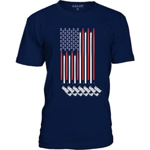 Cool Hockey Hockey Fans Cotton T Shirts with a logo