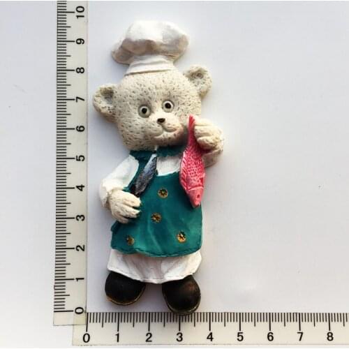 Fridge Magnet Creative Travel Commemorate Crafts 3D Ornaments Magnetism Resin Material Refrigerator Stickers