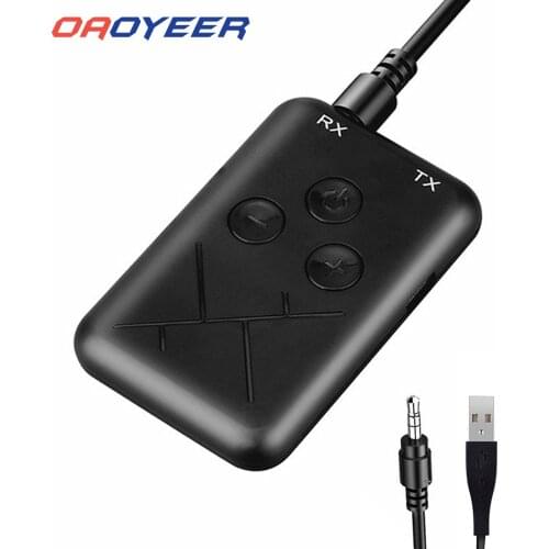 New 2 in 1 Wireless Bluetooth 4.2 Adapter Stereo Audio Transmitter Receiver Music MP3 TX RX Adapter For TV Car Speaker Computer