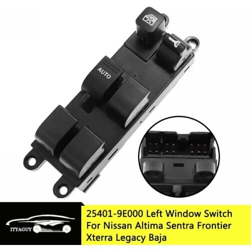 25401-9E000 83071AE01B Power Window Master Switch For Nissan Altima Sentra Frontier Xterra Legacy Baja Car Switches 254019E000