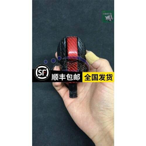 Fit for Volkswagen Golf 7gti Scirocco Lamando GTS R carbon fiber shift knob gear shift paddle lever gear head handball
