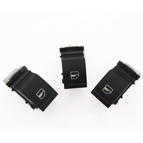 SCJYRXS 3x Passenger Window Electric Glass Lift Adjusting Switch For Golf MK5 MK6 Passat B6 Amarok Tiguan Touran 1KD959855