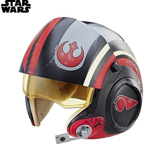 Star Wars The Black Series Poe Dameron Electronic X-Wing Pilot Helmet Cosplay Helmet Masks Boys Gift Halloween Party C1441