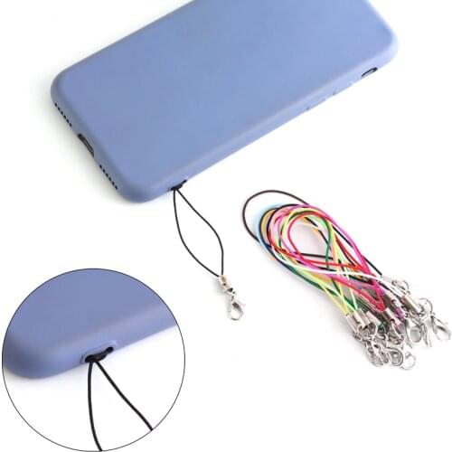 20pcs Hand Wrist Lanyard String Mobile Phone Rope Lobster Clasp Lanyard Diy Handmade Accessories Connector Hook Fastener Making