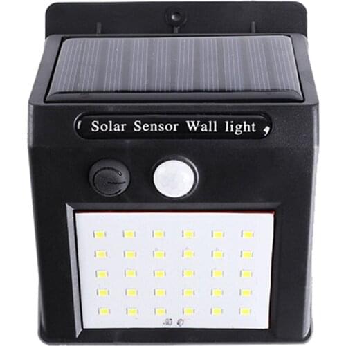 30 LED Solar Sensor Streets Light PIR Motion Sensor Wall Lights Waterproof IP65 Outdoor Garden Yard Emergency Lamp
