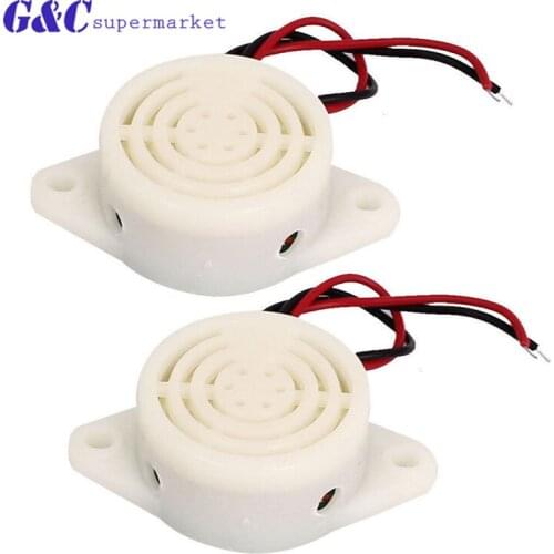 1PC/Lot 95DB Alarm High-decibel 3-24V 12V Electronic Buzzer Beep Alarm Intermittent Continuous Beep for Arduino SFM-27 diy