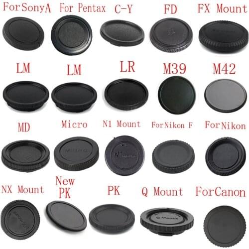 10pcs/lot camera Body cap for Canon nikon Sony for Pentax Olympus Micro M4/3 Panasonic Samsung Leica Fujifilm Camera Mount