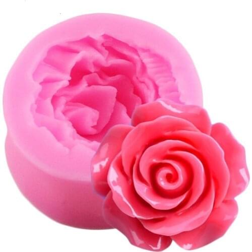 3D Roses Baking Mold Cake Decorating Mold Silicone Mold Making Candles Soft and Easy To Demold Making Aromatherapy Molds