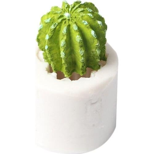 3D Ball Cactus Shape Cake Mold Food Grade Silicone Mousse Cake Chocolate Cookie Mould DIY Candy Fondant Decorating Tools