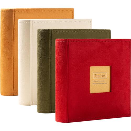 1Pc Holds Photos Slip In Memo Photo Album Family Memory Notebook Picture Albums 200 Photos For Photographs Albums Book 4 Colors