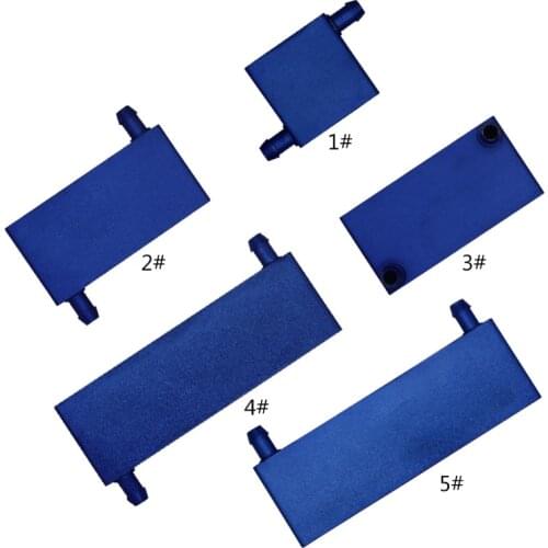 40/80/120mm Aluminum Water Cooling Block Liquid Water Cooler Heat Sink System for PC Computer Radiator Endothermic Head