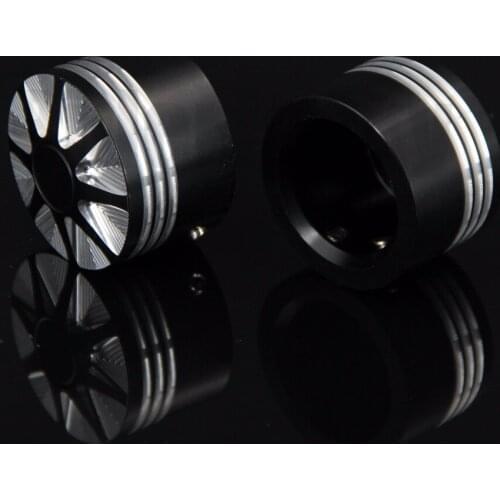 Anodized CNC Front Axle Nut Covers Cap for Harley VRSC 02-11 XG 500/750 15-17 Dyna/Touring/Trike 08-17 Softail 07-17