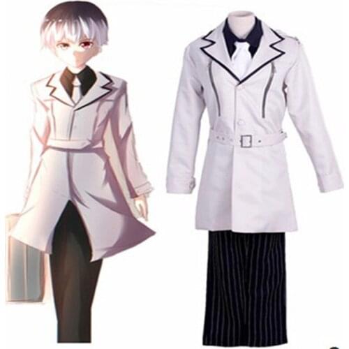 Can be tailored Tokyo Ghoul Anime cosplay Halloween cos Sasaki Haise kaneki ken man woman cosplay costume 4in1