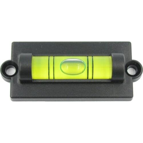 HACCURY Mini bubble level spirit level Small spirit with Mounting Holes water level tool with ears