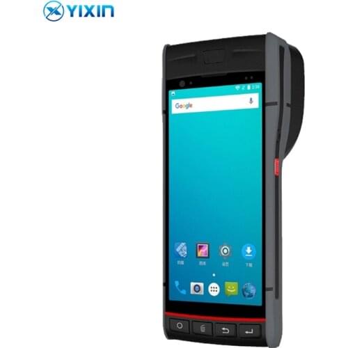 Hot Sale Android 8.0 PDA data collector WiFi Barcode Scanner 2D Scanning Handheld PDA Label Printer forCommercial