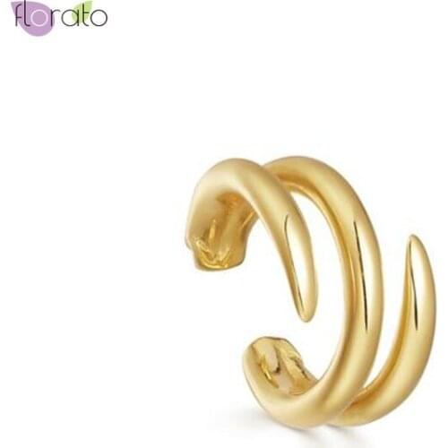 Ear Clips Without Pierced Ears 1PC 925 Silver Simple Classic Ladies Popular Fashionable Exquisite Earrings Birthday Gifts