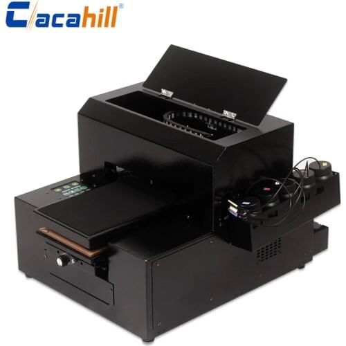 Multi-function A4 dtg printer flatbed for dark and light T-shirt garment printing machine with high resolution