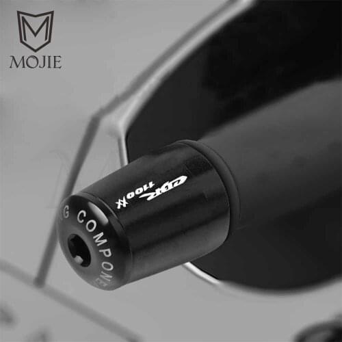 Motorcycle Accessories 7/8" 22MM Handlebar Hand Grips Handle Bar End Cap For Honda CBR1100XX CBR 1100 XX BLACKBIRD 1997-2007