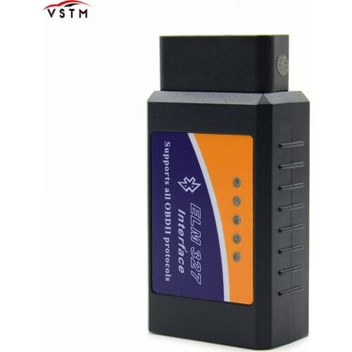 New Mini ELM327 V2.1 Bluetooth HH OBD Advanced OBDII OBD2 ELM 327 Auto Car Diagnostic Scanner code reader scan tool In Stock